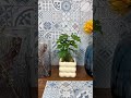 Hurry up and decorate your home with patterned self-adhesive tiles! #diyprojects #homedecor