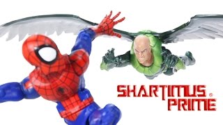 Marvel Legends Ultimate Spider-Man and Vulture Walmart Exclusive 2-Pack Comic Figure Toy Review-