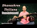 Dhanashree thillana  veena fusion  veena instrumental music  swathi thirunal  karthik veena