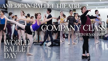#WorldBalletDay | ABT Company Class with Susan Jaffe 🩰
