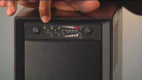 How to: Test  Reset a Tripp Lite SmartOnline UPS System 360p