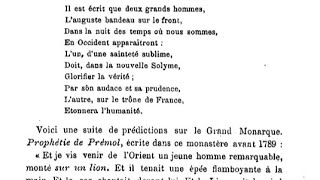 J AI COMPRIS LA PROPHÉTIE DU GRAND MONARQUE EST VRAIE J AI COMPRIS ! ÉCOUTEZ !