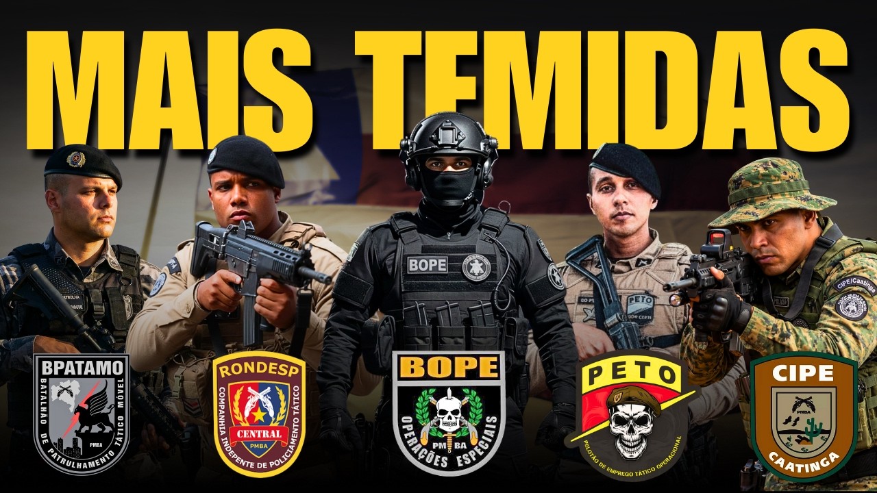 Por que a Bahia tem tantas Tropas Policiais Especializadas?