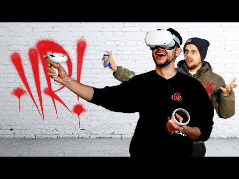 I try VIRTUAL Graffiti (is it Better than REALITY?)