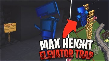 MAX HEIGHT ELEVATOR TRAP to make POWER FACTION RAIDABLE at CITADEL | Minecraft HCF