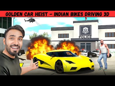 Stole The ONLY "God-Zilla" Car in the World! 🏎️🔥 (Indian Bikes Driving 3D) @TechnoGamerzOfficial 