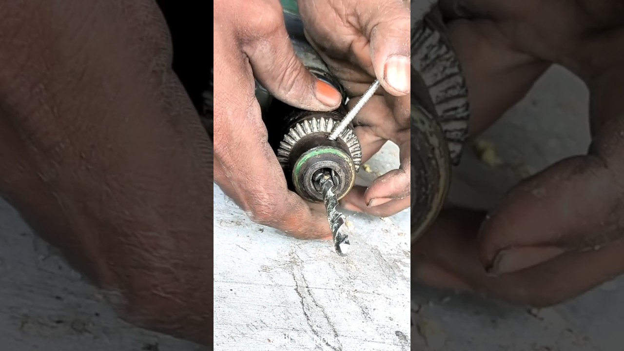 how to open drill machine bit without key | Unlock secret tricks drill bit 