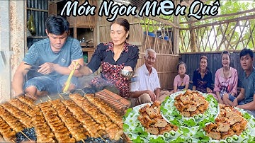 Cả Gia Đình Ngon Miệng Với Món Thịt Nướng Kim Tiền,Bánh Hỏi•Đậm Chất Miền Tây|Cù Lao Nhãn#96