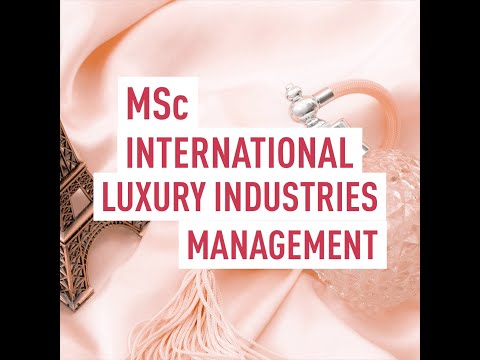 MSc International Luxury Industries Management