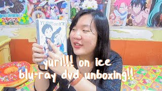 unboxing!! yuri!!! on ice blu-ray dvd vol. 2