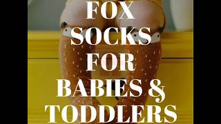 Trendy Fox Socks for Toddlers & Babies