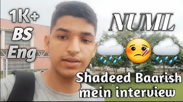 My Interview day at Numl University  🤗|Islamabad University ||Numl Bs English|| Travel vlog |