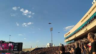 Texas Tech Football National Anthem Flyover 09/18/2026