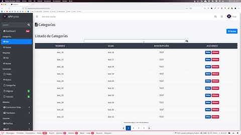 Presento mi tabla para Laravel en vue 3 como componente