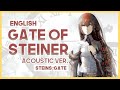 Mewgate of steiner acoustic piano ver  steinsgate ost  full english cover  lyrics 2020