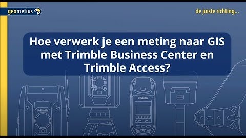 GIS workflow voor Waterschappen