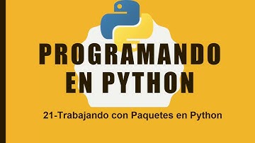 21-Aprende a trabajar con paquetes en Python