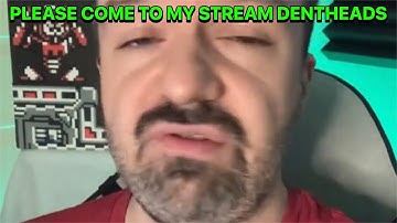 DSP Begs His Dentheads To Come To His Stream On A YouTube Short