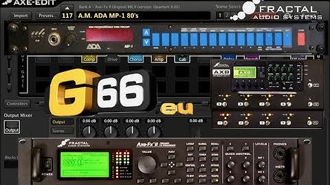 Fractal AxeFx2/AX8 "A.M. ADA MP-1 80