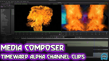Media Composer | Timewarp Alpha Channel Clips and Matte Key
