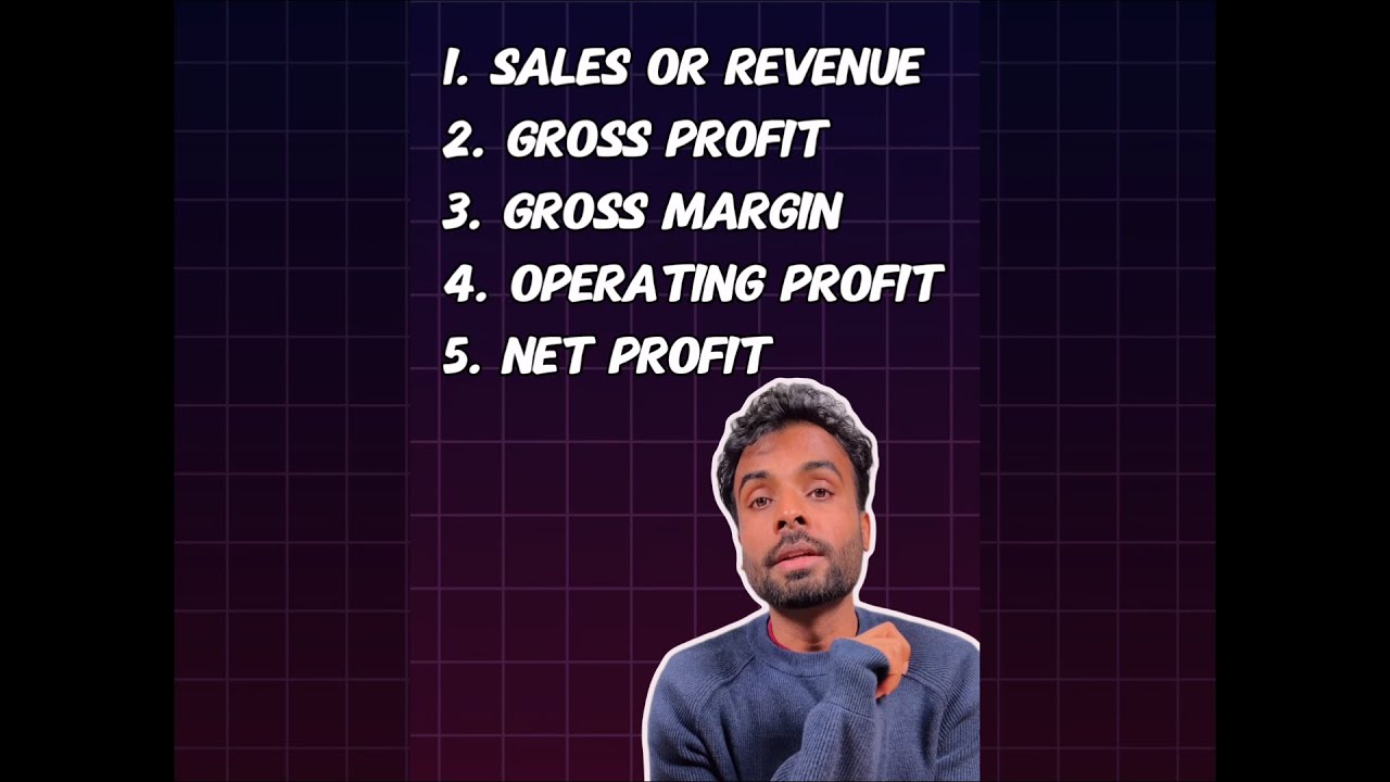 Gross Profit, Gross Margin and Net Profit in Hindi YouTube