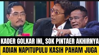 Download lagu MAMPUS!! KADER GOLKAR INI AWALNYA SOK PINTER, UJUNG²NYA DISIKAT LANGSUNG OLEH ADIAN NAPITUPULU