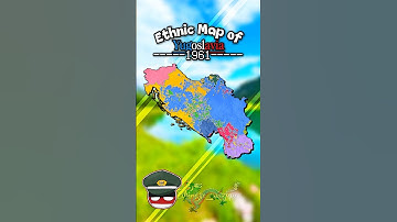 Ethnic map of Yugoslavia || map for comp from tiktok || #history #yugoslavia #ethnic