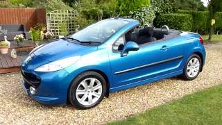 Video Review Of 2007 Peugeot 207 CC GT Convertible For Sale SDSC Specialist Cars Cambridge UK