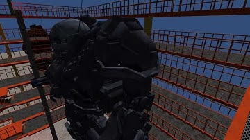 Mercpedia Mech Bay- Elevators, Observation Platform, Working Guard rails