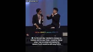 Fot talking about how he got too deep into the character & Mae Pui had to ask him about it 🥺