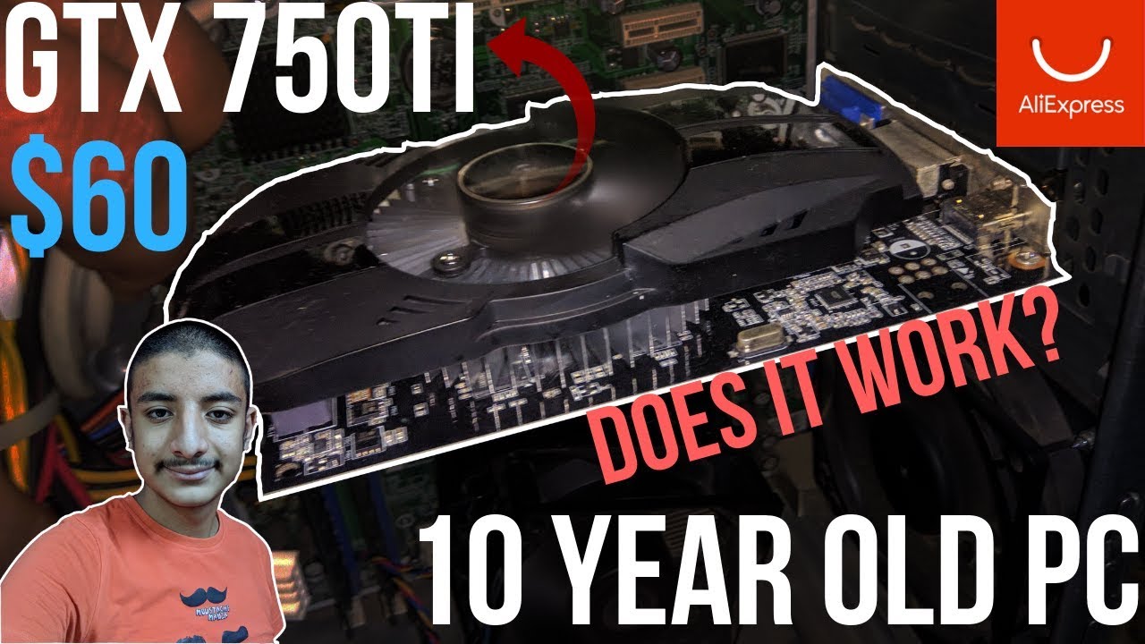 Installing GTX 750TI ON MY 10 YEAR OLD PC (HP COMPAQ DX2390) - YouTube