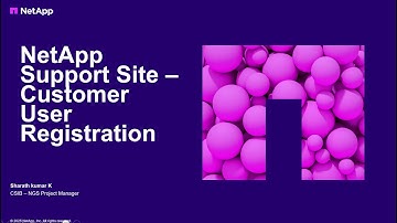How to register as a customer user in the NetApp Support site
