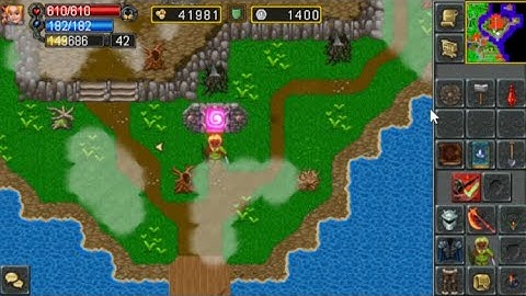 TibiaME - FULL QUEST STORY ASHMOR - Take Portal Evil Castle ( WORLD 39 )