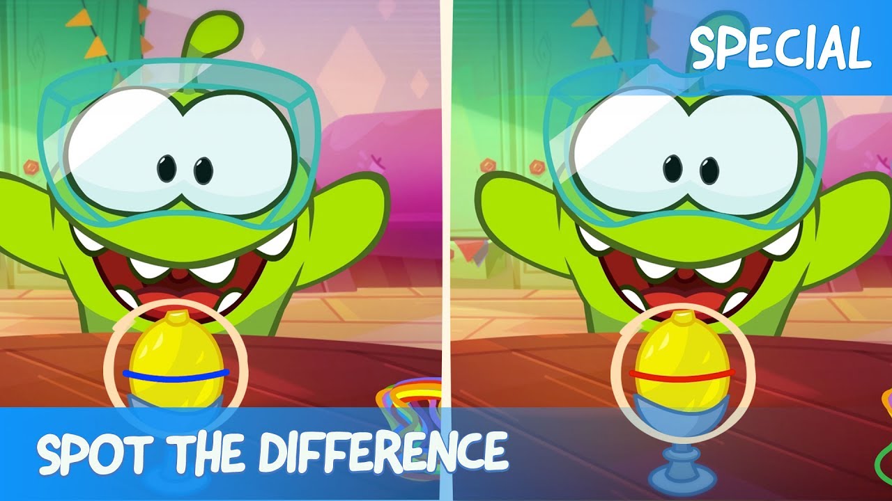 ⁣Spot the Difference Ep. 25 - Om Nom Stories: Experiments