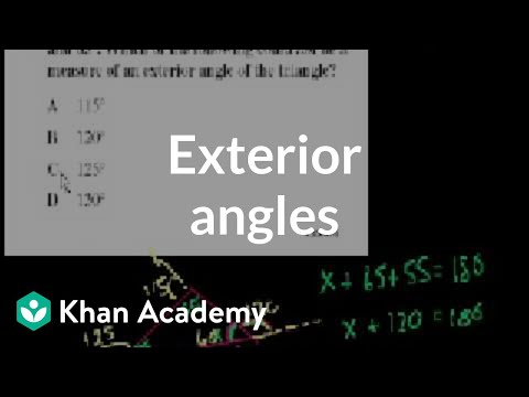 Vídeo: Què sumen els angles exteriors alterns?