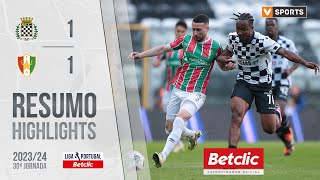 Resumo: Boavista 1-1 Estrela Amadora (Liga 23/24 #30)