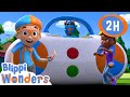 Blippis dance party  blippi wonders  moonbug kids  play and learn