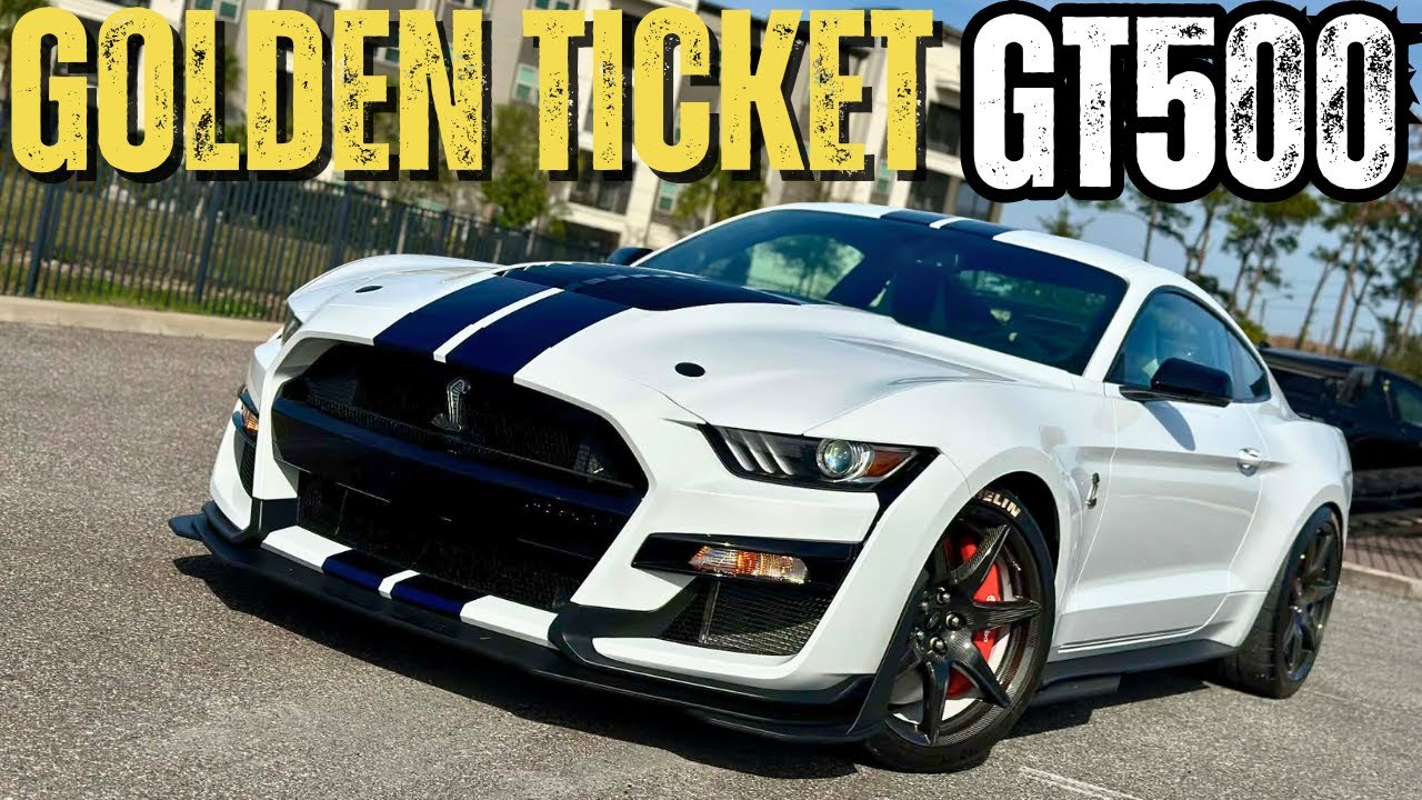 Ford Mustang Shelby Mustang GT500 — это тот самый золотой билет, о котором мечтал Вилли Вонка.