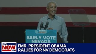 Obama campaigns for Nevada Democrats one week from midterm election | LiveNOW from FOX