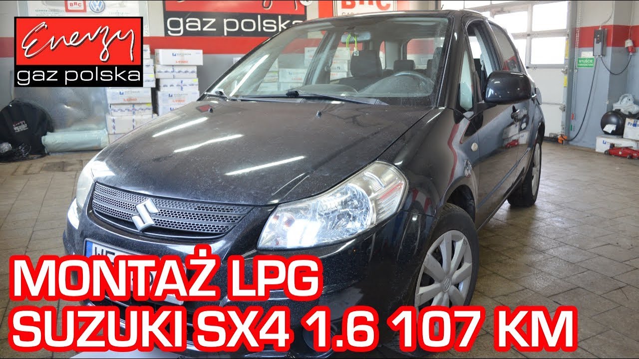 Montaż LPG Suzuki SX4 1.6 107KM 2008r w Energy Gaz Polska