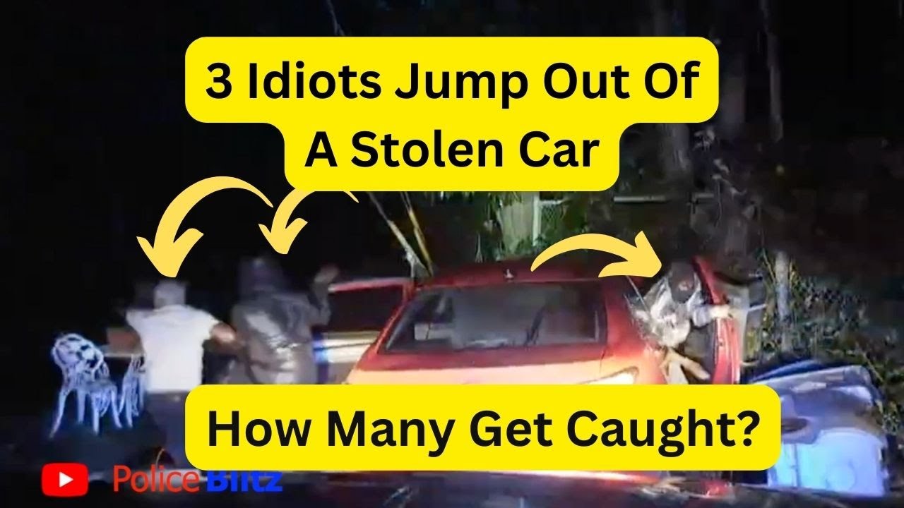 Dashcam Footage Of High Speed Chase Ends With Crash And 3 Fleeing ...