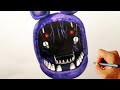 How to draw withered Bonnie jumpscare from Five Nights at Freddy's FNAF drawing lesson