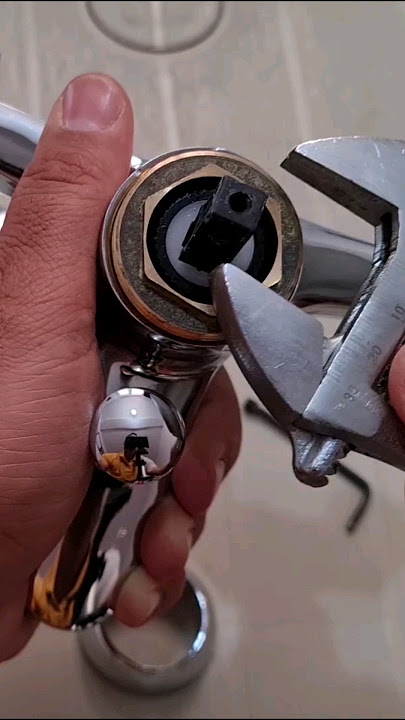 changing the cartridge of water tap👍💯
