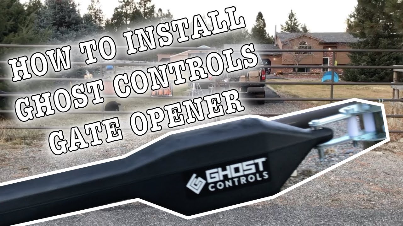 Installing a Ghost Controls Gate Opener || FARM LIFE - YouTube