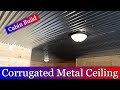 Log Home Build Episode #26 - Corrugated Metal Basement Ceiling