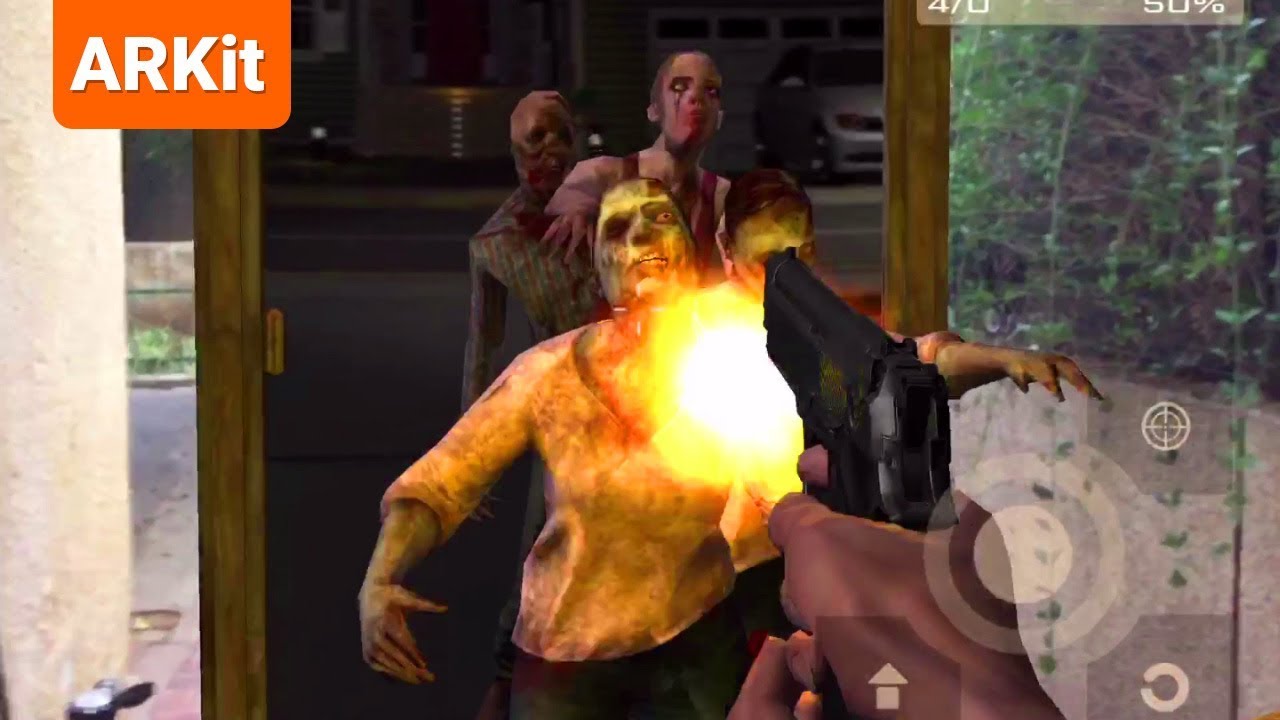 ARZombi Gameplay - Thrilling AR Zombie First-person Shooter ... - 