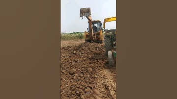 #JCB 3DX #John Deere Tractor loading YouTube #short video