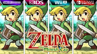 The Legend of Zelda The Minish Cap (2004) GBA vs 3DS vs Wii U vs Switch (Side by Side)