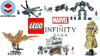 All LEGO Marvel The Infinity Saga Sets 2021 -  LEGO Speed Build Review