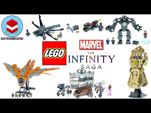 All LEGO Marvel The Infinity Saga Sets 2021 - LEGO Speed Build - YouTube